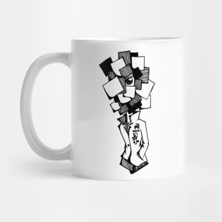 Abstract Monster Mug